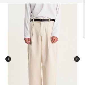 Olive Clothing - Balloon Cord Pants, Ivory